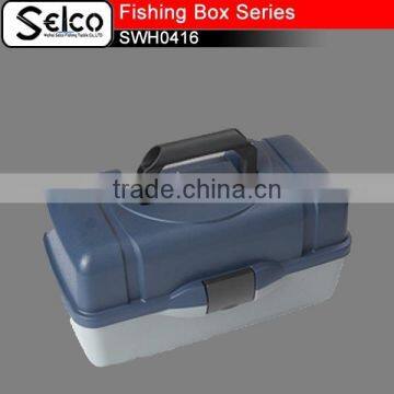 SWH0416 40*22*21cm 3 Layers Colorful Top quality plastic fishing tackle box