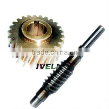 brass worm gear and shaft for gear box