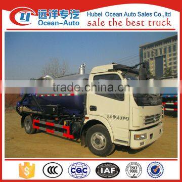 dongfeng 4*2 sewage truck with 4 cbm sewage suction truck for sale