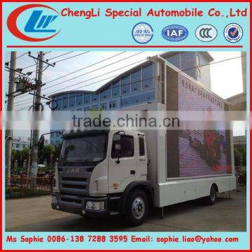 JAC outdoor advertising led display truck, folding led display truck,flexible led display truck