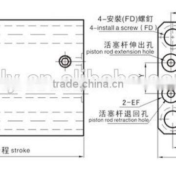 Retail JULY Double Acting Hydropneumatic Cylinder