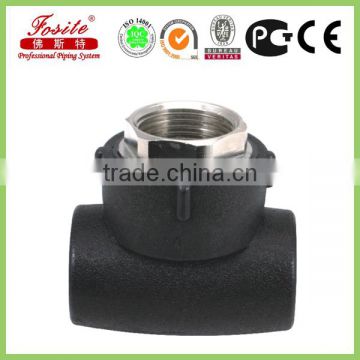 new HDPE Equal Tee Plastic Pipe Fittings with high quality