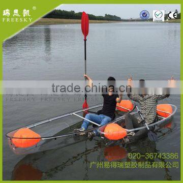 Chinese Transparent Clear Fishing Kayak Boat Hull for Sale photo-2