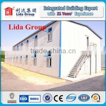 China double floor construction site prefabricated house labour camp