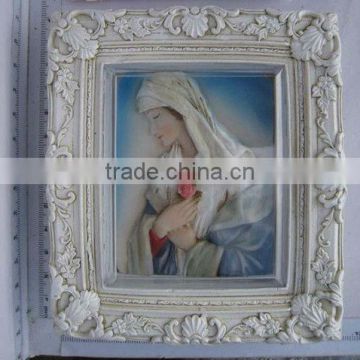 Resin christian decorate photo frame