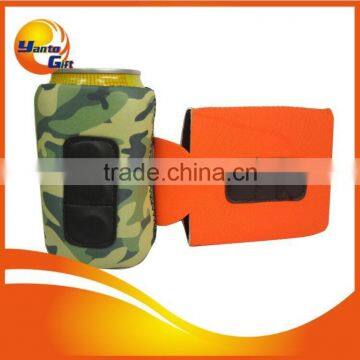 High Quality Custom Logo Printing Advertising Noeprene Bottle Holder with Magnet