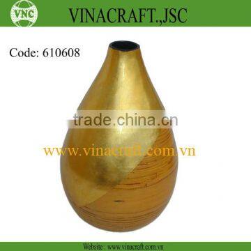 Nice bamboo lacquer vase