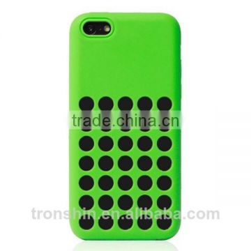 Hot Sale Jelly Bean DIY Silicone Mobile Phone Protective Case for iPhone 5