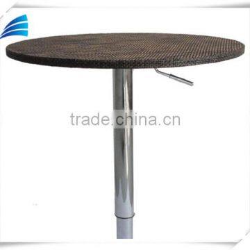 Rattan Wicker Modern Adjustable Bar Round Table photo-3