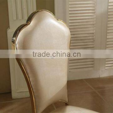 Metal Frame Lounge Used Leather Dining Chair photo-6