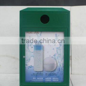 Arlau Outdoor Steel Elegant Trash Bin photo-2