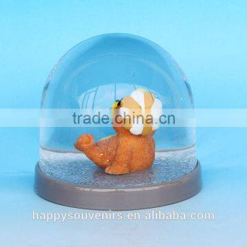 Custom Super Cute Bear Platice Snow Globe For Kids photo-4