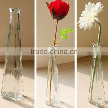 Cheap Colored Different Shapes Glass Flower Vases for Home Decoration photo-3