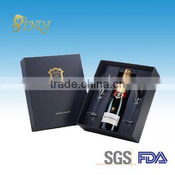 Wholesale paper gift boxes for wine glasses