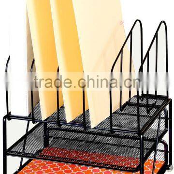 Stackable 3 Tier Mesh Office Desk Organizer