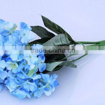 42cm Artificial Hydrangea Flowers 6heads Fake Silk Hydrangea Flowers photo-2