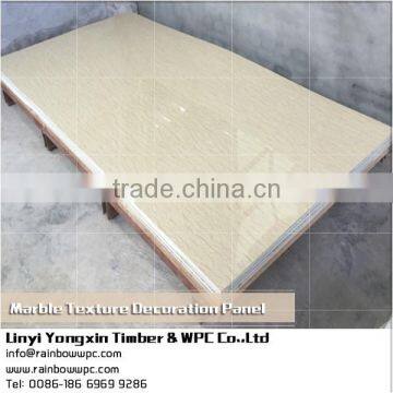 color pvc marble sheet/ foam filled pvc board interior decoration