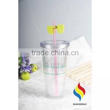 Double Wall PS/AS Funny Plastic Party Drinking Tumbler photo-6