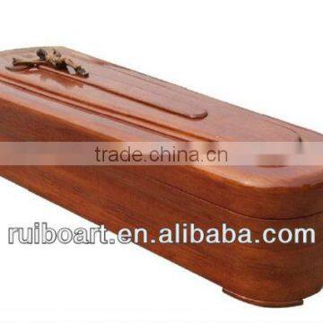 Spain Style Antique Cheap Wooden Coffin photo-2