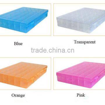 36 Compartments Clear PP Plastic DIY Tool Organizer Storage Box With Adjustable Dividers photo-5