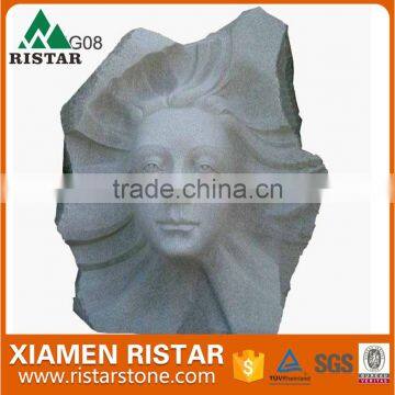 Granite Stone Carving Figure Head photo-2