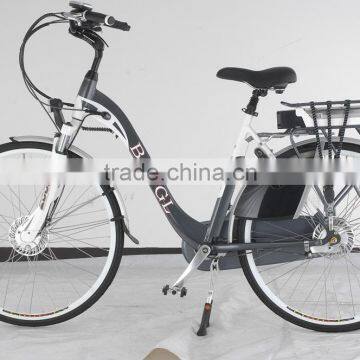 700C Aluminum 36V 10AH Electric City Bike With Inner 8-speed Gears photo-2