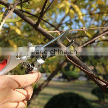 New Design Sk5 Blade and Aluminum Alloy Handle Pruners,, Garden Tool Ratchet Pruning Shears For Weak Hands photo-4
