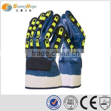 Sunnyhope Blue Nitrile Fluorescein TPR Chips Gloves