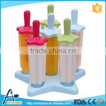 Star Shaped Plastic Ice Pop Mold With Tray photo-2