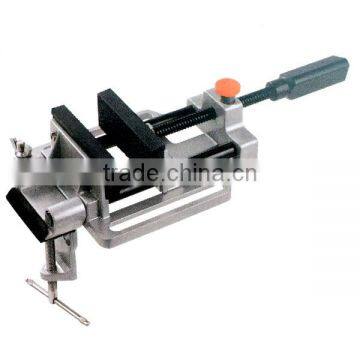 Quick release drill press vice with clamp