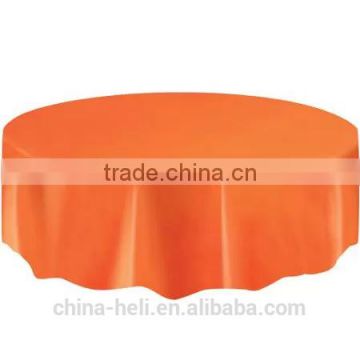 PEVA/EVA/PE Plastic Table Cloth Golden Orange