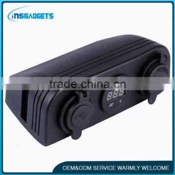 12V USB Charger Voltometer Socket photo-2