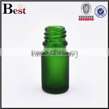 5ml Frosted Green Small Glass Oil Bottle Wholesale With Big Head Dropper photo-3