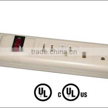 4 outlet UL CUL Relocatable power tap horizonal power strip/power bar(06-PT6681)