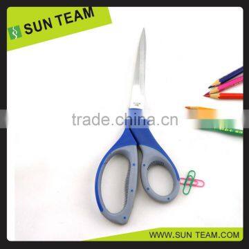 SC212A Different New style soft grip handle stationery office scissors
