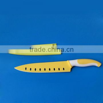 Ceramifinish Frozen Meat Knife,yellow