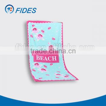 printed chamois custom promotion micro fiber beach towel