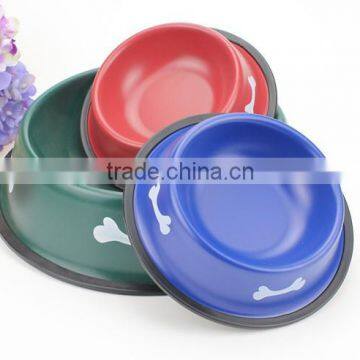 Wholesale Belly Anti Skid Colored Pet Bowl/ Belly Dog Bowl photo-4