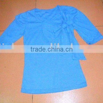 lady's elastic cotton t -shirt