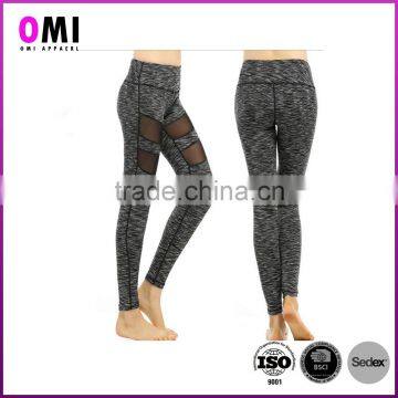 small moq /retail sublimation printing leggings mesh leggings push up ladies leggings