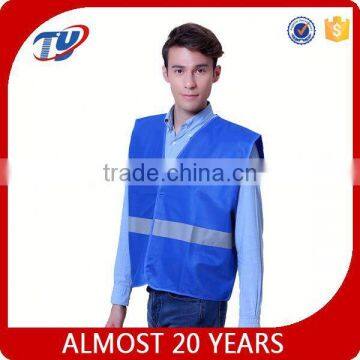 blue reflective safety vest