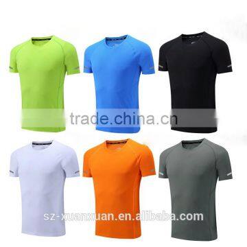 custom cotton fit running t-shirt with short sleeve