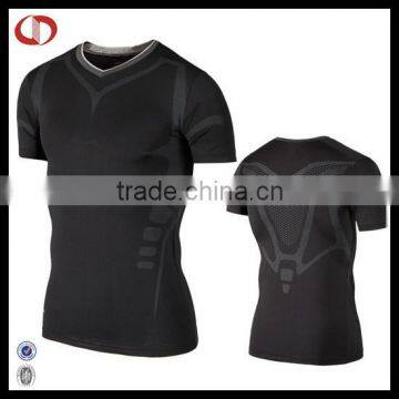 Short sleeve new fashion custom made compression shirt