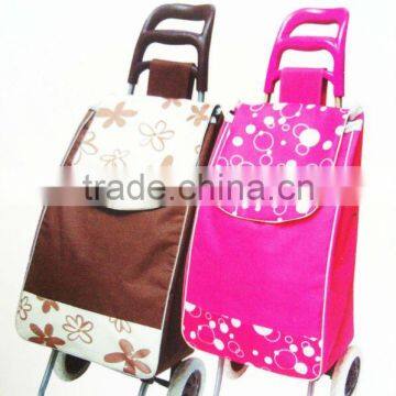 2011 fashion 600D waterproof ice bag shopping trolley hand cart with chair