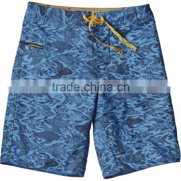 Boardshort Self-Lined Waistband Single-Button Classic Trunks for Beach Days Nylon Fabric DWR Finish Quicker Drying Swimwear photo-5