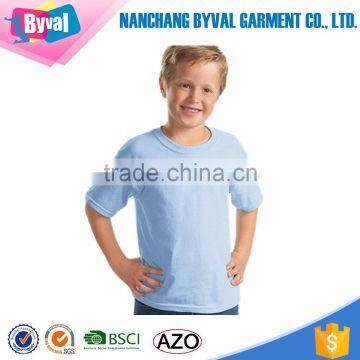 Soft and Breathable Custom 100 Combed Organic Blank Plain Kids T-shirt photo-6