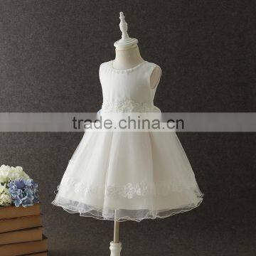 2017 small girls party children latest fashion dresses designs wholesale wedding girl dress