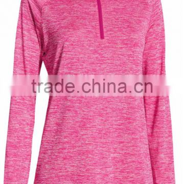 New Performance uniform design Quick Dry Moisture Wicking fitness Sports 1/4 ZIP pullover T-shirts Dri Fit hoodie