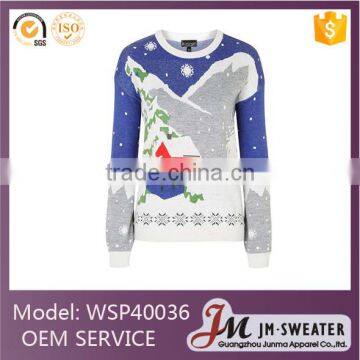 Newest design Ladies adult sweaters xxxl christmas jumpers