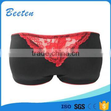 Best Design Knitted Lady Underwear Women Panties Sexy With Lace photo-3